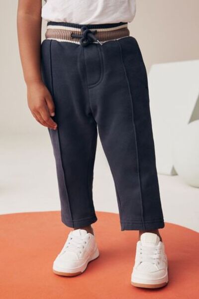 Next Baby Cotton Cream Cardigan Charcoal Grey Jogger Pants Bottom Top Set