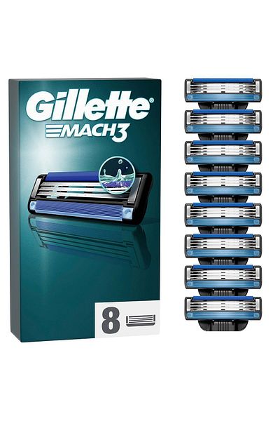 Gillette Mach3 Advantageous Replacement Razor 8 Pieces
