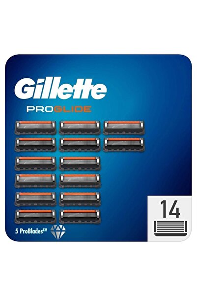 Gillette Fusion Proglide Yedek Tıraş Bıçağı 14 Adet - Karton Paket