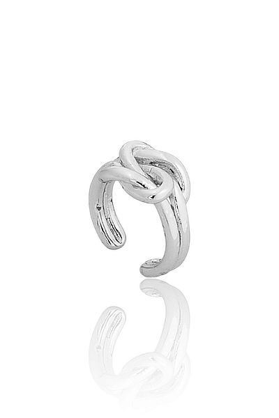 Çlk Accessories Premium ADjustable Plate Ring - knot DetaileD