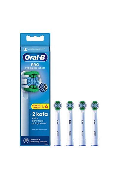 Oral-B Pro Precision Clean X-filament Şarjlı Diş Fırçası Yedek Başlığı 4 Adet