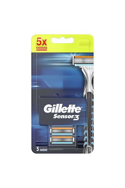Gillette Sensor Spare Shaving Blade Set of 5