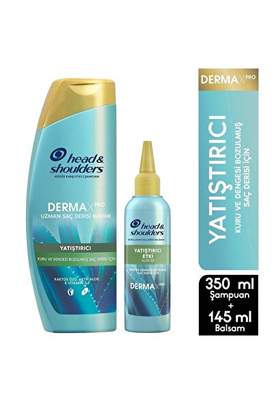 Head & Shoulders Derma X Pro Yatıştırıcı Seti 300 ml Şampuan Balsam 145 ml