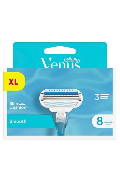 Gillette Venus smooth shaving replacement blades 8 pieces