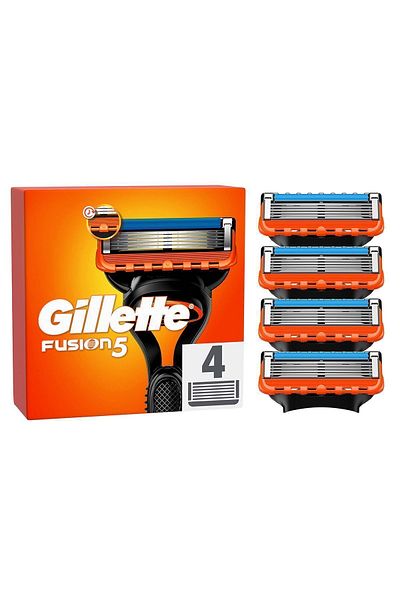 Gillette Ανταλλακτικές λεπίδες ξυραφιού Fusion 4 τμχ