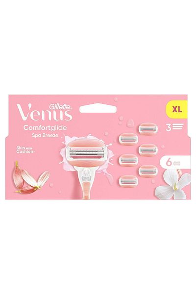 Gillette Venus Venus Comfortglide SpaBreeze - مجموعة شفرات احتياطية x6