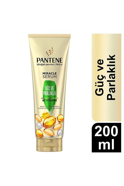 Pantene Miracle Strength and Shine Serum Hair Care Cream 200 Ml