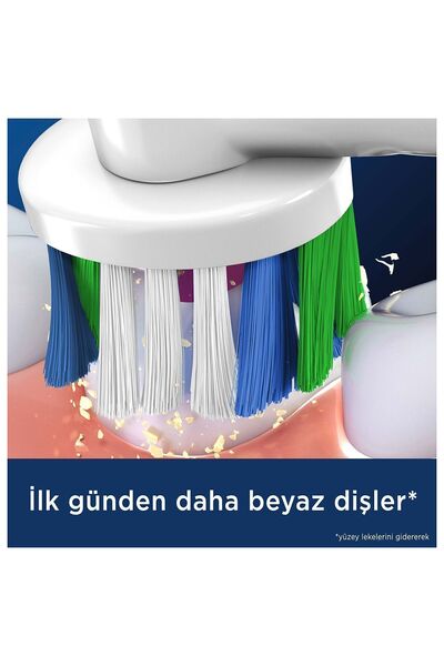 Oral-B Pro 3D White X-Filament Şarjlı Diş Fırçası Yedek Başlığı 4 Adet