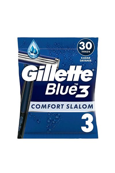 Gillette Blue3 Slalom Disposable Shaving Blade Set of 3