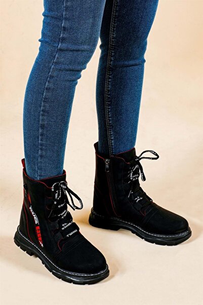 moda ayakkabım Moda Ayakkabı 7045 Kadın Bot Ayakkabı