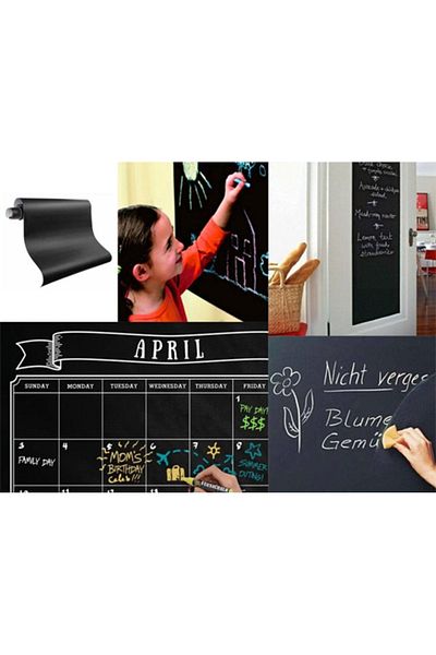 CEKAVE Adhesive Blackboard-Writing Board: Blackboard