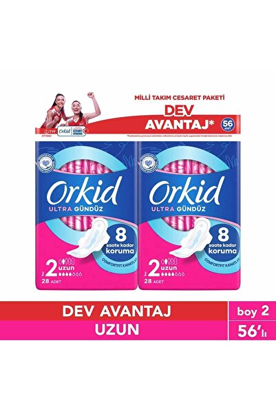 Orkid Ultra Extra Cesaret Paketi Uzun 56 Lı