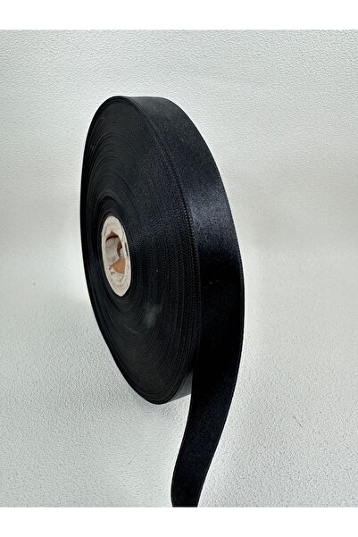 paşateks since 1995 şekil Panglică din satin 2 cm 5 metri-negru