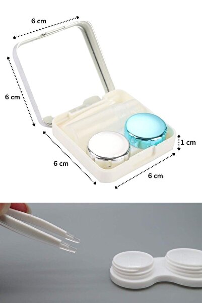 Buffer Fonksiyonel Seyahat Için Koruyucu Mini Hijyenik Kontakt Lens Saklama Kutusu