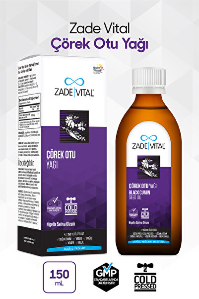Zade Vital Çörek Otu Yağı 150 ml
