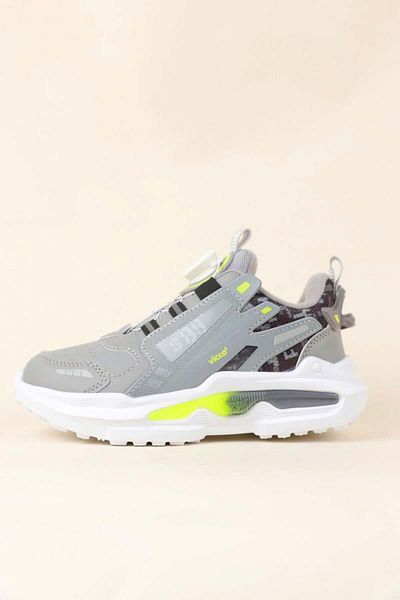 Vicco Size 26-35 Boy's Gray Color Code Mechanism Sneakers