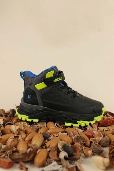Vicco Αγόρια Μποτάκια Trekking Agora Μαύρο Χρώμα Μέγεθος 31-37