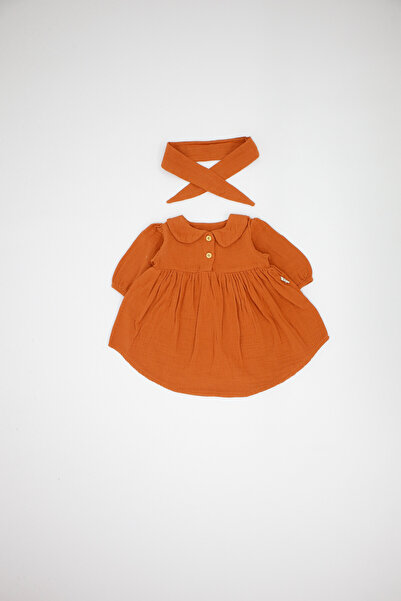 rg kidsstore Muslin Collar Dress and Buckle for Baby