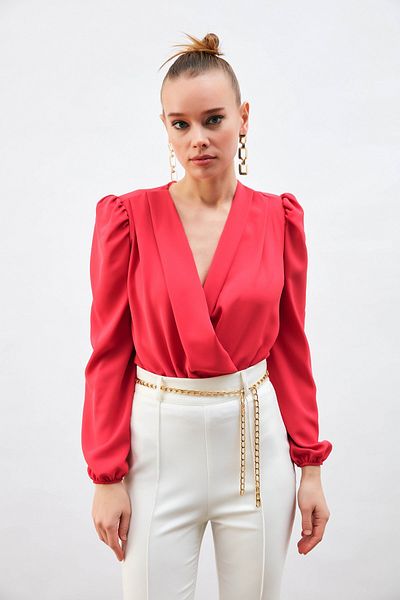 Sateen Double Breasted Padded Bodysuit