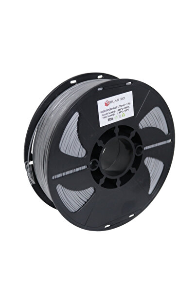 ELAS3D Elas Hyper ABS Filament Gri 1.75 MM 1Kg