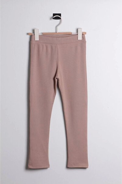 Kidmark Çocuk Modası Girl's Corded Beige Tights