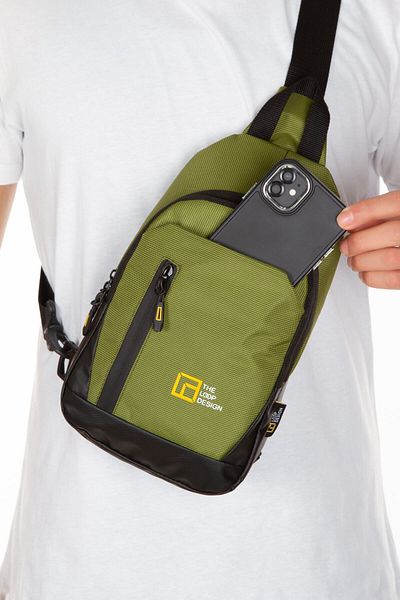 LOOP DESIGN Unisex τσάντα ώμου και στήθους - Badylak
