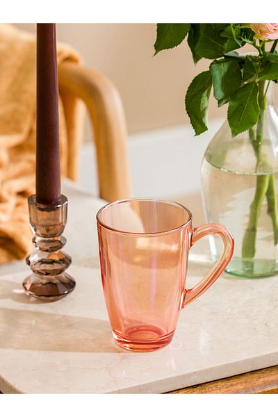 LC Waikiki Lcw Home Peach Glass Mug 325 ml
