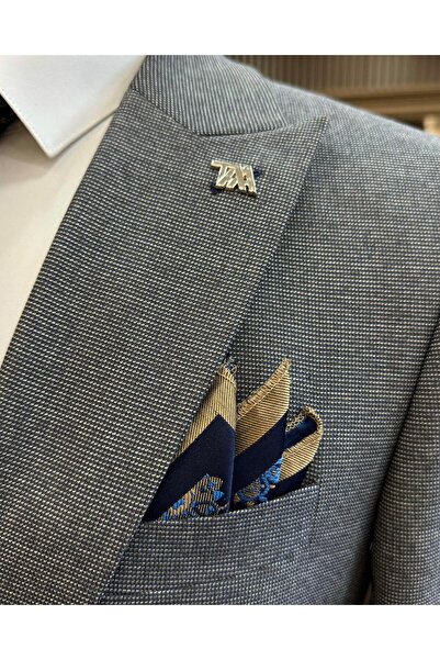 TerziAdemAltun Italian Style Slim Fit Mink Jacket Vest Trousers Set - T9951