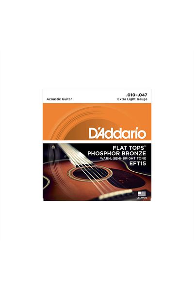 Daddario Eft15 Acoustic Guitar String Set