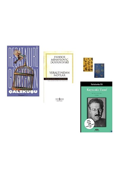İnkılap Kitabevi Çalıkuşu -Yeraltından Notlar - Kuyucaklı Yusuf  ( 2 Defter HEDİYE)
