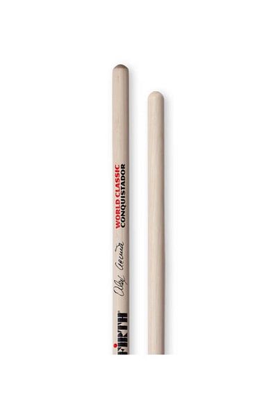 Vicfirth-4c Vic Firth Saac Alex Acuna "Clear Concuistador" Timbal Drumstick