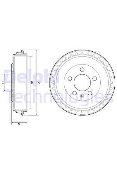 DELPHİ Brake Drum Seat-Vw Gnzrz