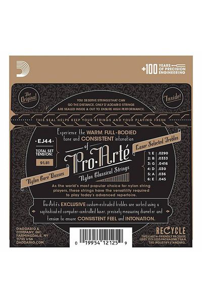 Daddario Ej44 Classical Guitar String 4/4