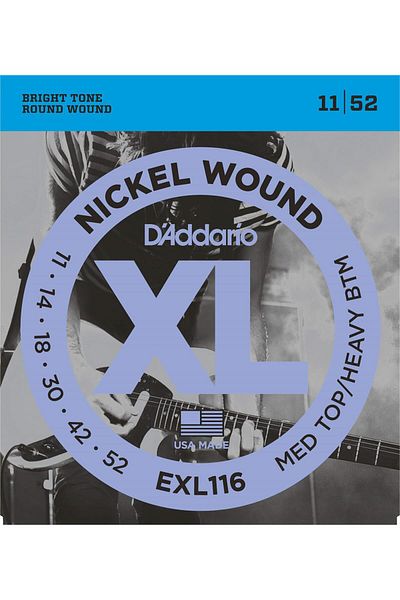 Daddario D'Addario Exl116 Electric Guitar String (11-52)