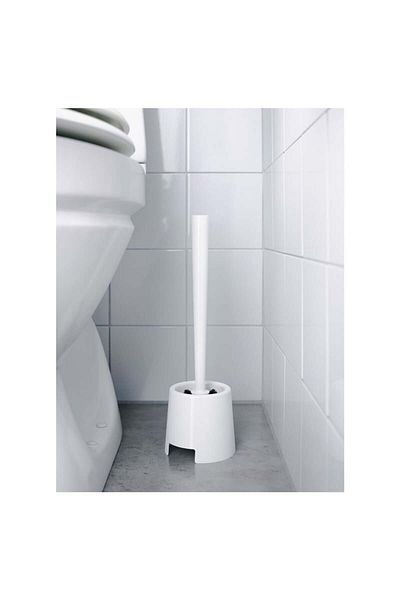 IKEA Λευκή βούρτσα τουαλέτας Bolmen 20159522