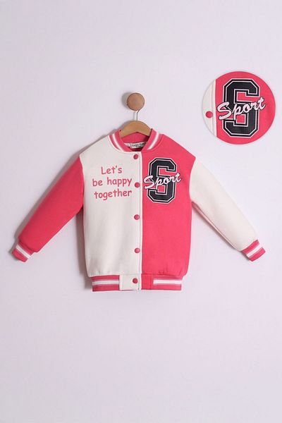 Minigimin Cicileri Яке за колеж My Little Ones Sport Print в цвят фуксия