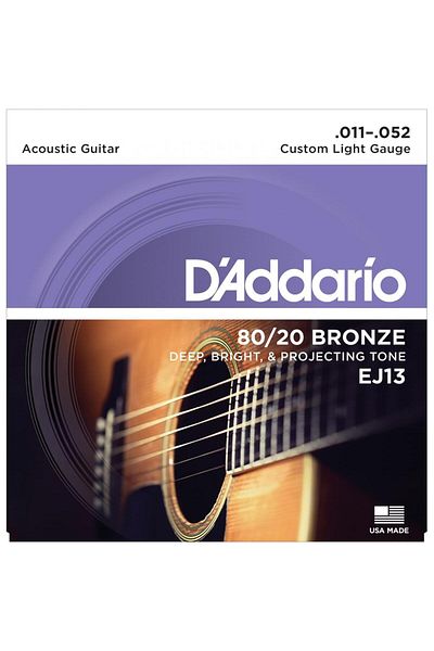 Daddario Ej13 Acoustic Guitar String Set
