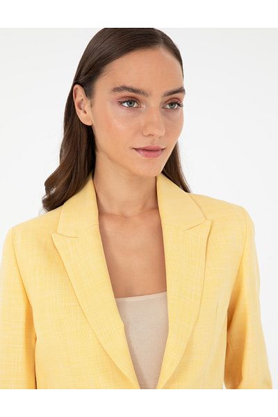 Pierre Cardin Yellow Crop Top Jacket 50282072 -Vr044