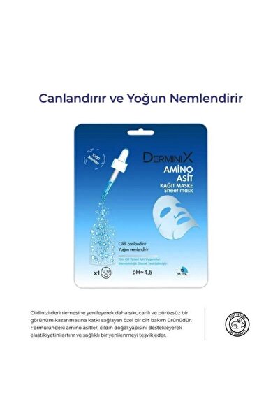Derminix Amino Asit Kağıt Maske