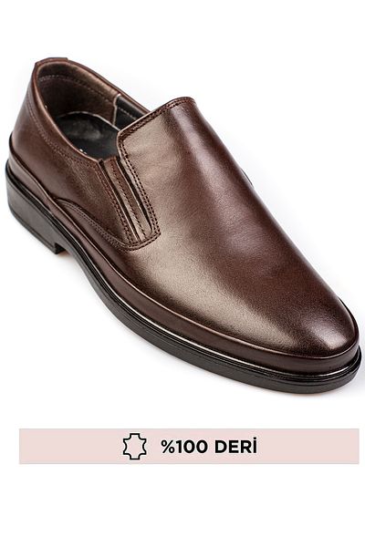 maximoda Men's Tan Genuine Leather Breathable Summer Casual Shoes