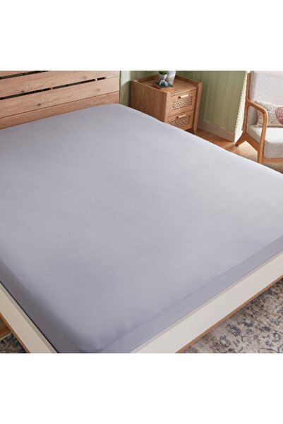 Home Box Ferum Micro Jersey Queen Fitted Sheet - 150x200+30 cm