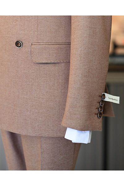 TerziAdemAltun Set de jachete și pantaloni în stil italian slim fit pentru bărbați - Tile T11560