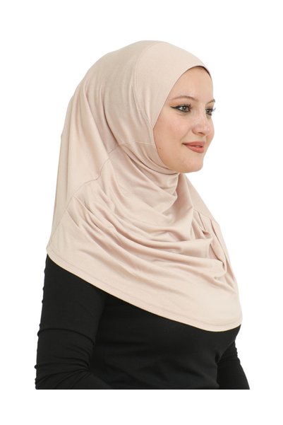 Modish Group Ready to Wear Turban Soft Headscarf Shawl - Beige
