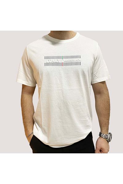 lumberjack Ανδρικό μπλουζάκι 4w Zey - Λευκό - Xl