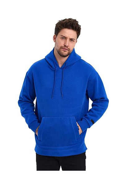 Adams Ανδρικό φούτερ με κουκούλα Oversize Kangaroo Pocket Raster 3 Thread