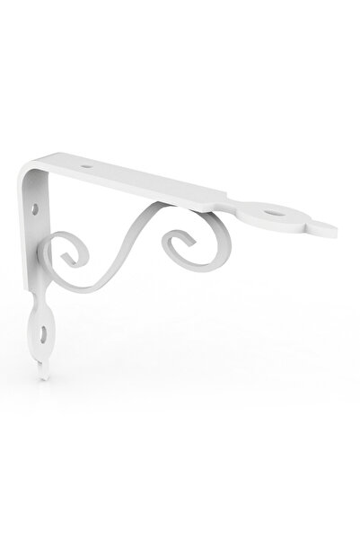 DECORMET Ferforje Raf Altı Konsol16x20 Beyaz (2 ADET)