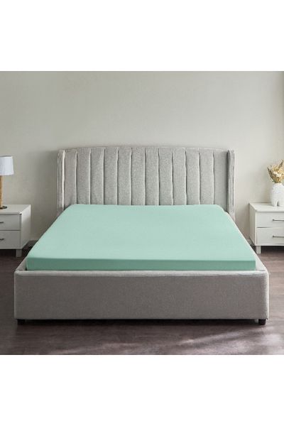 Home Box Derby Solid Olympic Queen Fitted Sheet - 160x200+25 cm