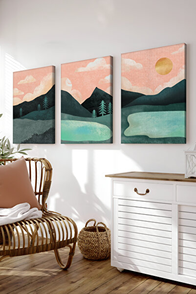 Artavessa Decorative 3 Piece Canvas Painting - 3Cnvs5