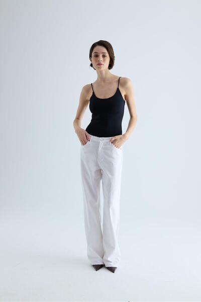 TUBİA Women's Black Color Strap Snap Body