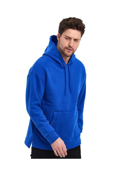 Adams Худі з капюшоном Oversize Kanguru з кишенями Шардоне 3 нитки Чоловічий світшот